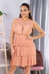 Merribel Estina Peach Šaty