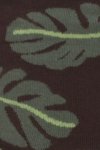Skarpol 80 zelený list černé Pánské ponožky