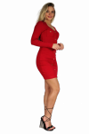 Merribel Wicentala Red Šaty