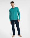 Henderson Udon 40944-66X tyrkysovo-tmavě modré Pánské pyžamo