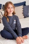 Doctor nap PDG 5255 navy blue plus Dívčí pyžamo