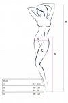 Passion S028 bílé Strip Panty Punčochy