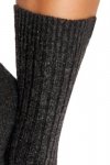 Noviti vlněné SW 001 W 01 grafitový melanž Dámské ponožky