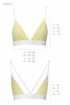 PS007 TOP yellow bawełniany biustonosz