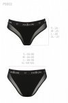 PS002 PANTIES black figi z siateczką