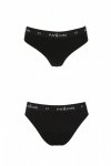 PS004 PANTIES black figi bawełniane