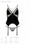 QUELLA CORSET Czarny gorset