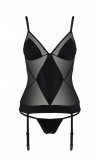 ANA CORSET Czarny gorset