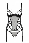 LOVELIA CORSET Czarny gorset