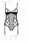 LOVELIA CORSET Czarny gorset