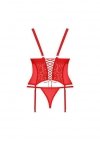 Bielizna-Blossmina gorset i stringi  4XL/5XL