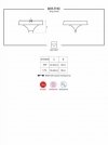 Bielizna-837-THC-1 stringi otwarte  S/M