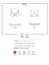 Bielizna-860-SET-3 komplet 2-częściowy czerwony  S/M