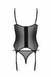 ZINNIA CORSET Czarny gorset