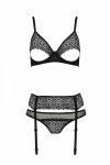 ZINNIA SET Czarny komplet dwuczęściowy