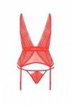 MIRAJANE CORSET Czerwony gorset