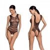 BS086 Bodystocking Czarny