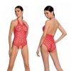 BS087 Bodystocking Czerwony