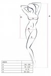 BS090 Bodystocking Czarny
