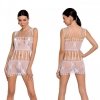 BS090 Bodystocking Biały