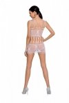 BS090 Bodystocking Biały