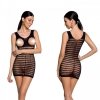 BS092 Bodystocking Czarny