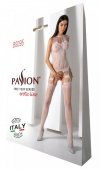 BS095 Bodystocking Biały