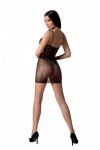 BS096 Bodystocking Czarny