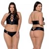 NANCY BIKINI size plus zestaw czarny zestaw