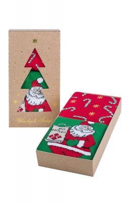 Bratex vánoční krabička 5874 A'2 Dámské ponožky