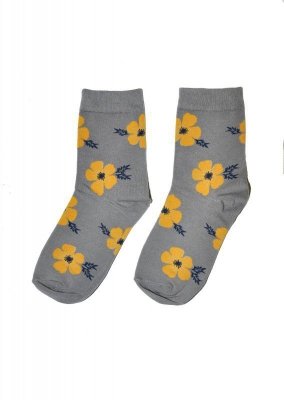 Magnetis 77 Yellow Flowers 21/22 Dámské ponožky