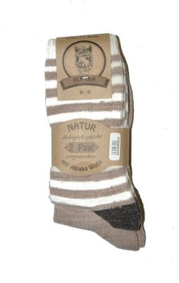 WiK 20940 Alpaka Wolle A'2 35-46 Ponožky