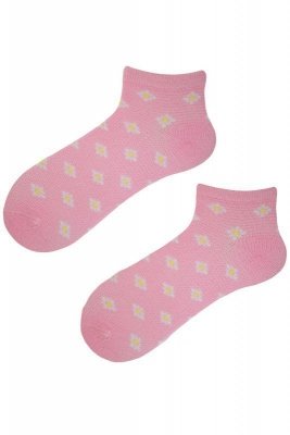 Noviti Sedmikráska ST 020 W 03 růžové Dámské kotníkové ponožky