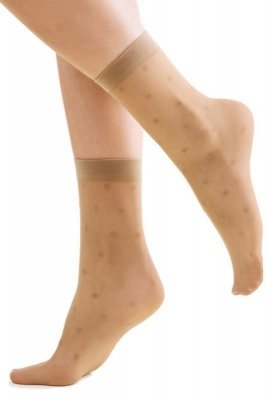Gabriella 1196 Cora beige uni Dámské ponožky