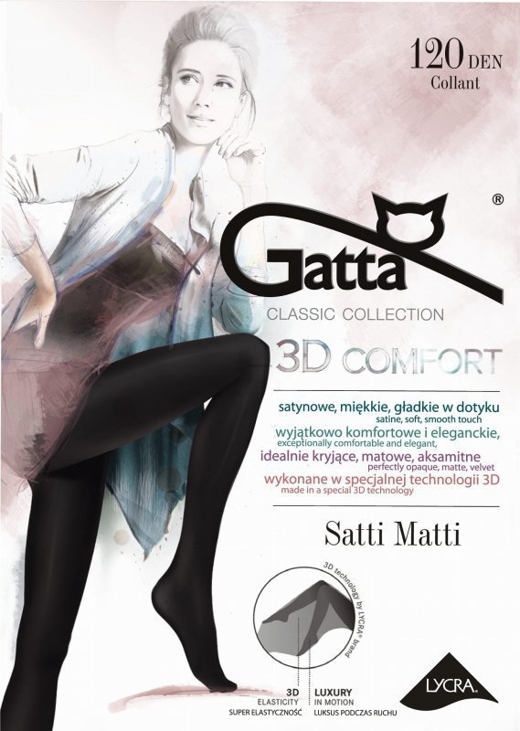 Gatta Satti Matti 120 den punčochové kalhoty