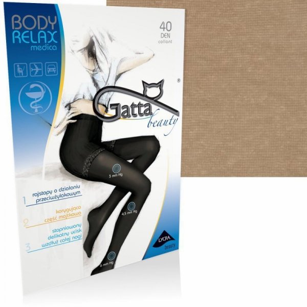 Gatta Body relaxmedica 40den Punčochové kalhoty