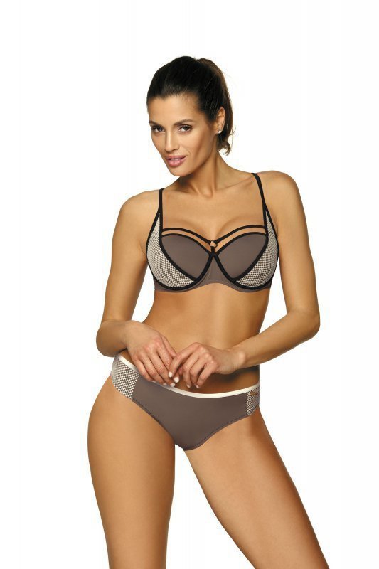 Marko Charlotte Dark Taupe M-495 (7) Dámské plavky