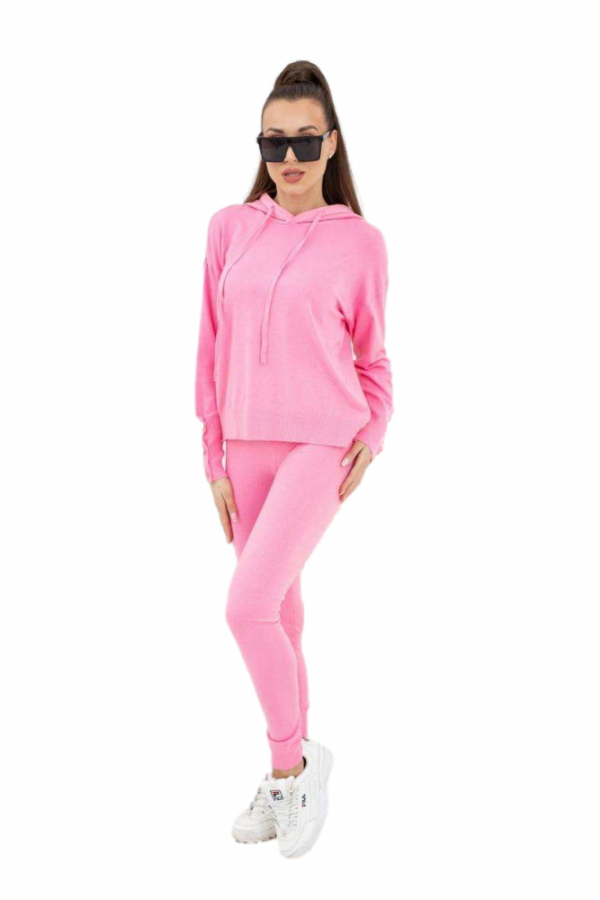 Vittoria Ventini Kim Pearl Buttons PU1121 Pink Teplaková souprava