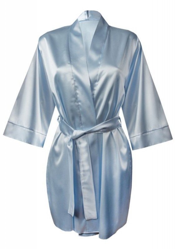 DKaren Brooklyn Baby Blue Dámský župan