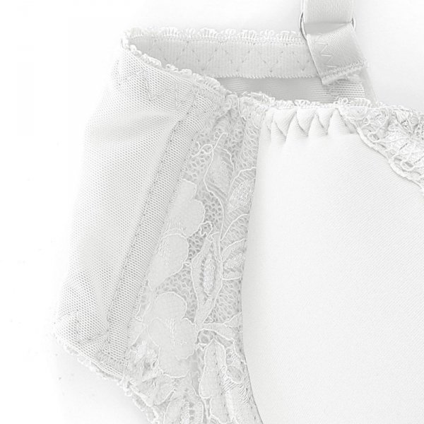 Ava 1030 Novato bílá Podprsenka polovyztužená plus size