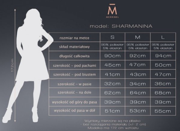Merribel Sharmanina mátové Šaty