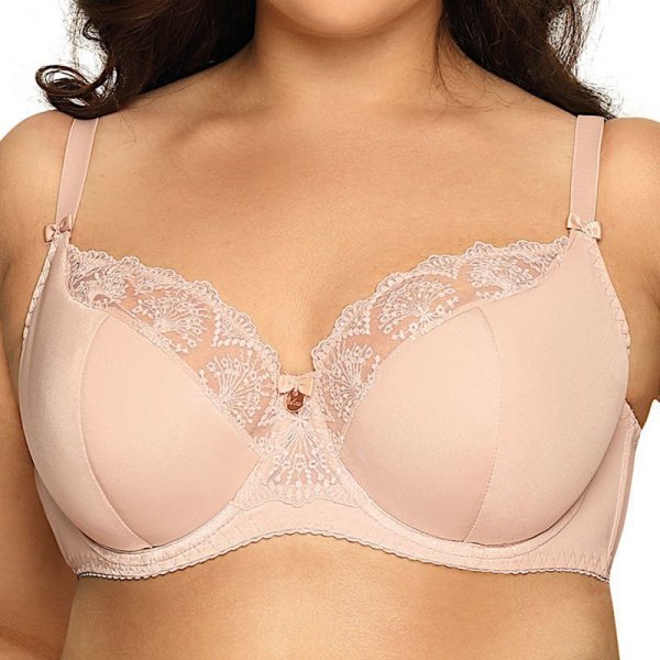Ava 1921 Freesia béžová Podprsenka polovyztužená plus size