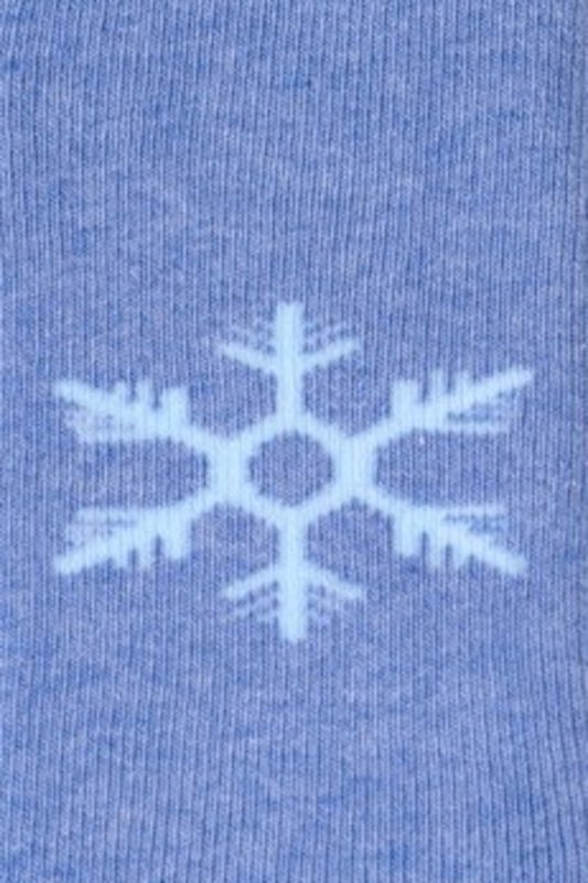 Steven 156 004 modré sněhová vločka Dětské ponožky