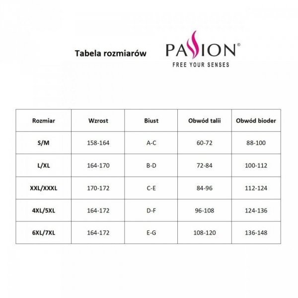 Passion Nancy bikiny Erotická souprava Plus Size