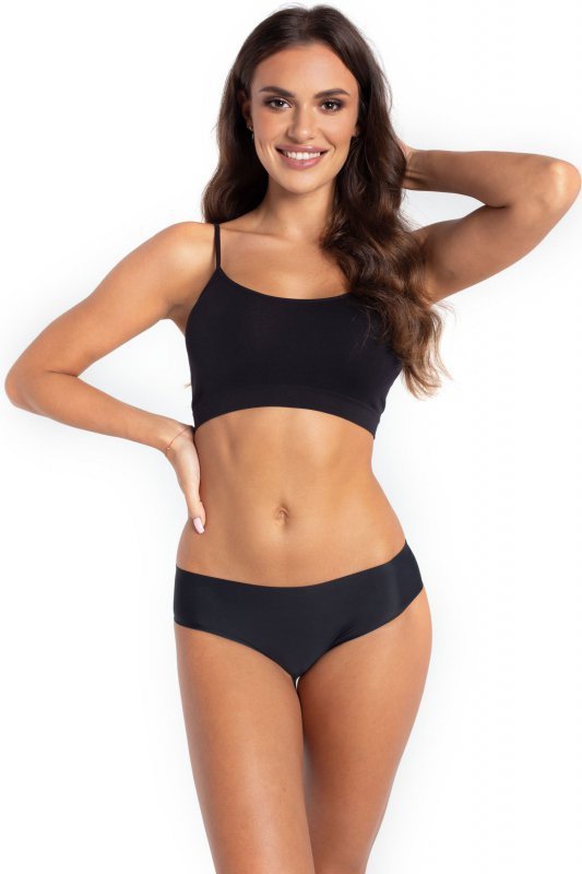 Gatta 1592s brazilky ultra comfort černé Kalhotky