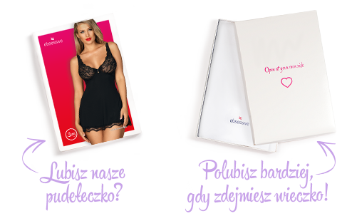 Obsessive Luvae Košilka Babydoll a Tanga