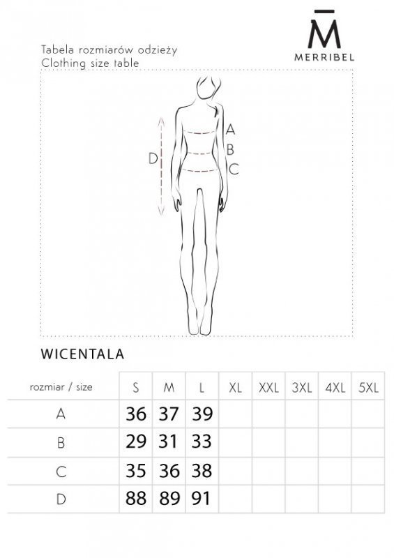 Merribel Wicentala Red Šaty