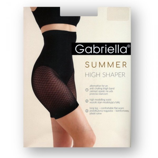 Gabriella Summer High sh 670 40 den nero Tvarující šortky