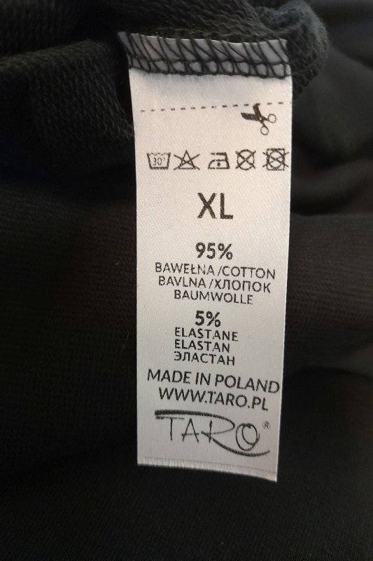 Taro 3058 Teplákové těhotenské kalhoty