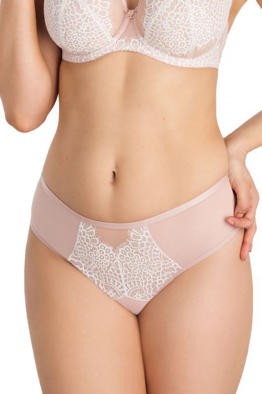 Gorsenia Romantic vibe 854 brazilky béžové Kalhotky